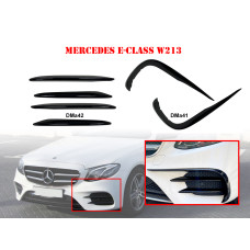 Сплитери за Mercedes AMG E W213 Тунинг лайсни и кантове за предна броня - DMa41/DMa42